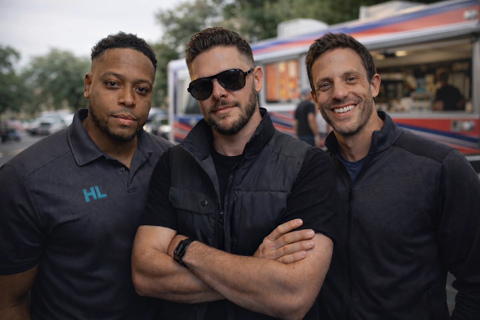 David, Brandon, and Lorenzo - Booking Food Trucks Founders