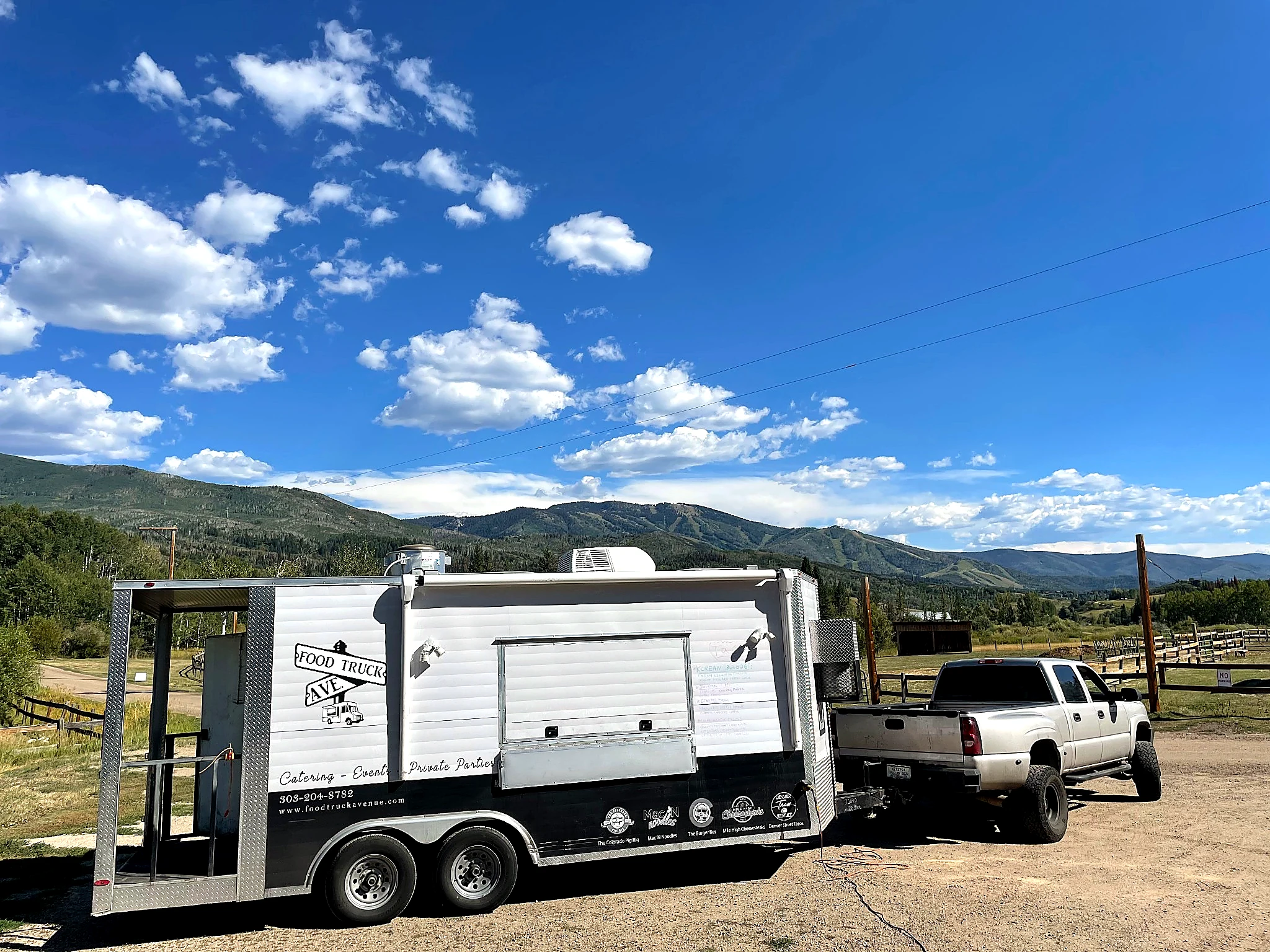 Professional food truck and booking network support